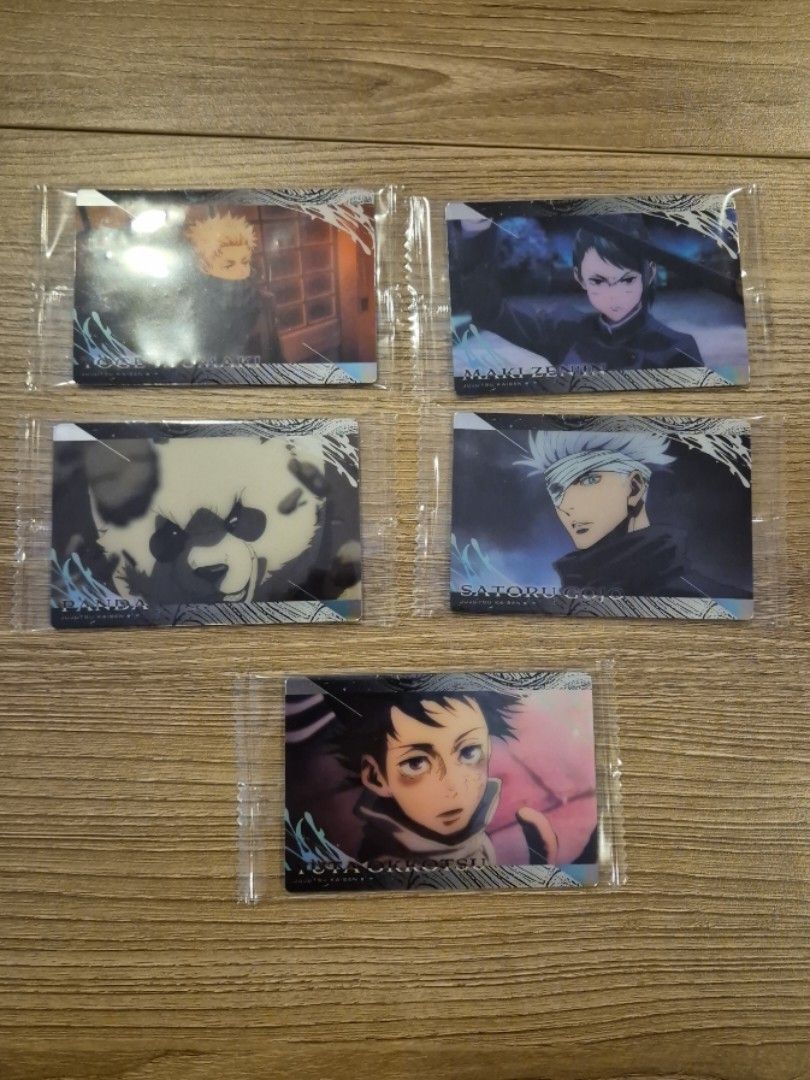 Jujutsu kaisen jjk gojo satoru yuta okotsu zenin maki panda inumaki toge bandai wafer card set jjk0 edition (Category: Raw Singles) located in Quezon City. Submitted by ann13angel (Listing ID 1334756054, Image 1). Description: 230 for the whole set ⚠️if offer accepted cancellation is not allowed so feel free to ask questions and about the condition before offering⚠️.