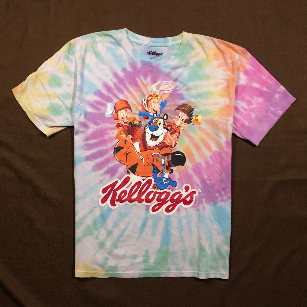 kellogg's tie dye shirt