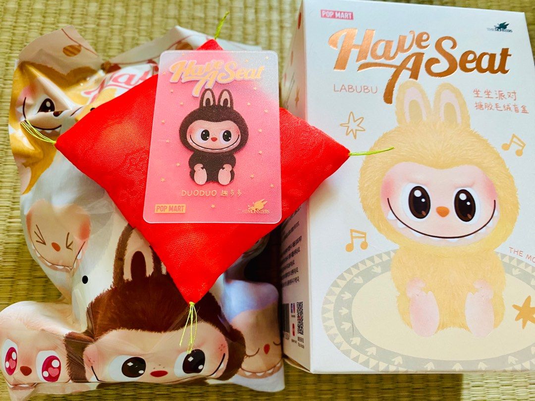 labubu 趣多多 LABUBU 坐坐派對隱藏版趣多多香榭國際精品