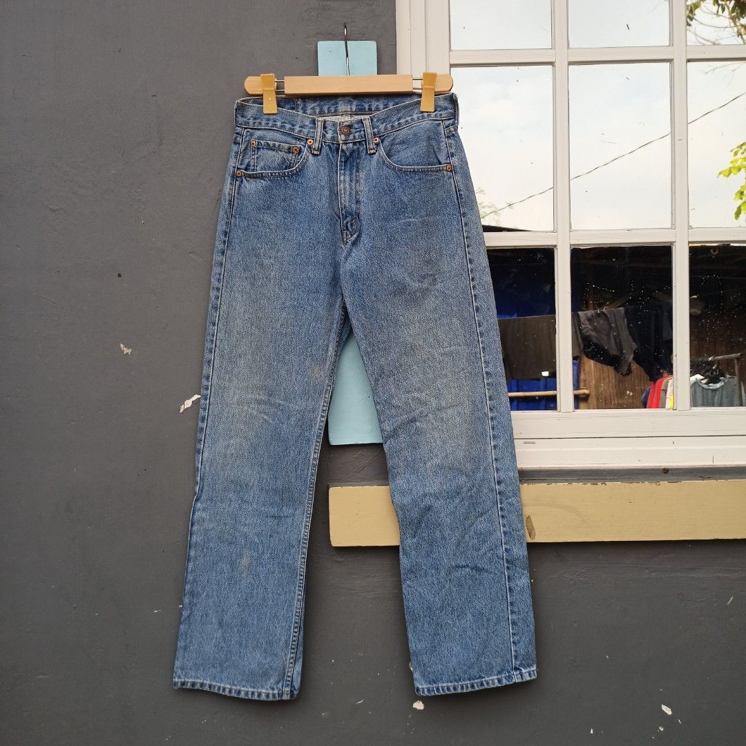 Levi s 530 Baggy light Blue denim pants Men s Fashion Bottoms Jeans on Carousell