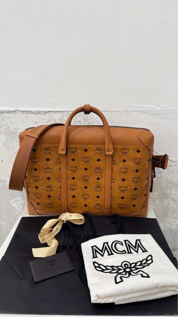 Mcm laptop bag shop