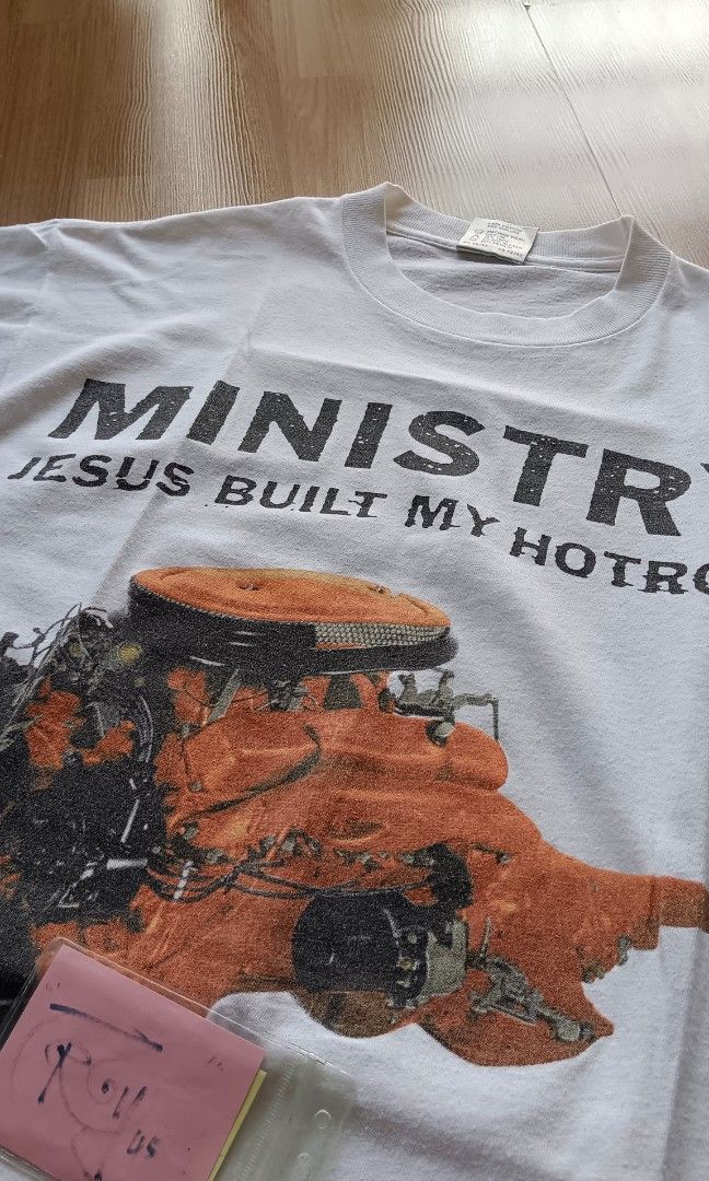 MINISTRY JESUS BUILT MY HOTROD Tシャツ Lサイズ Ministry Jesus