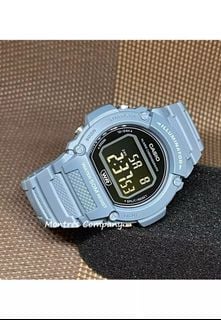 Montres Company 香港註冊公司(32年老店) CASIO 卡西歐 W219 W219HC W-219 W-219HC W-219HC-2 W-219HC-2B 七年電池壽命 藍黑色 有現貨64210707470851110
