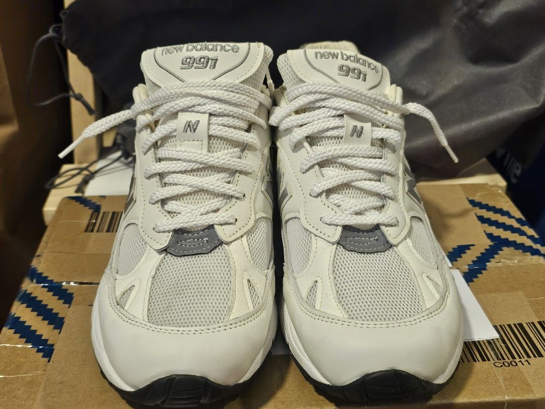New balance m991whi hot sale