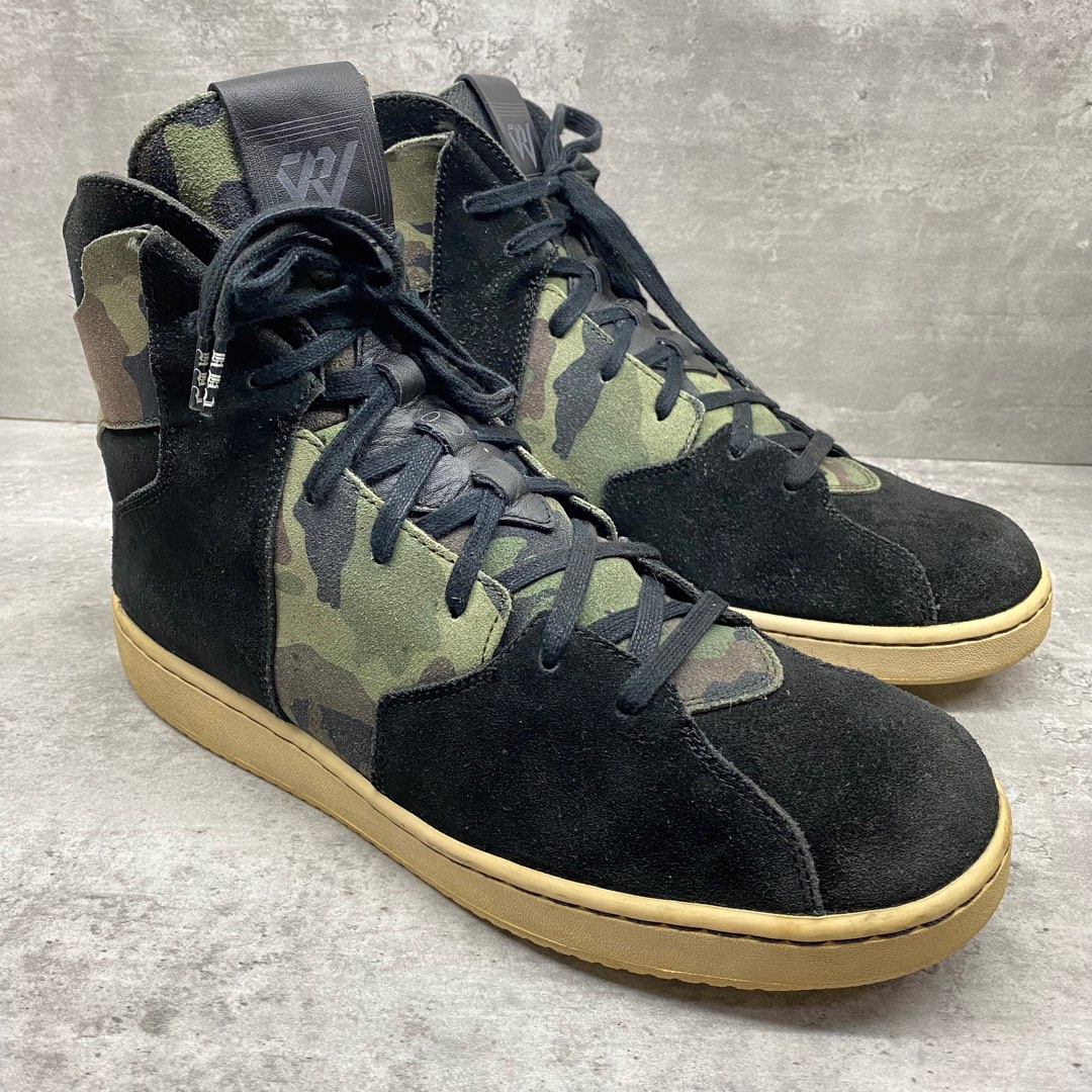 Nike air jordan westbrook 0.2 suede camo shoes size 10uk Men s Fashion Footwear Sneakers on Carousell