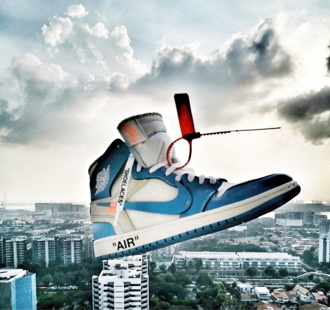 Nike jordan one x off white store