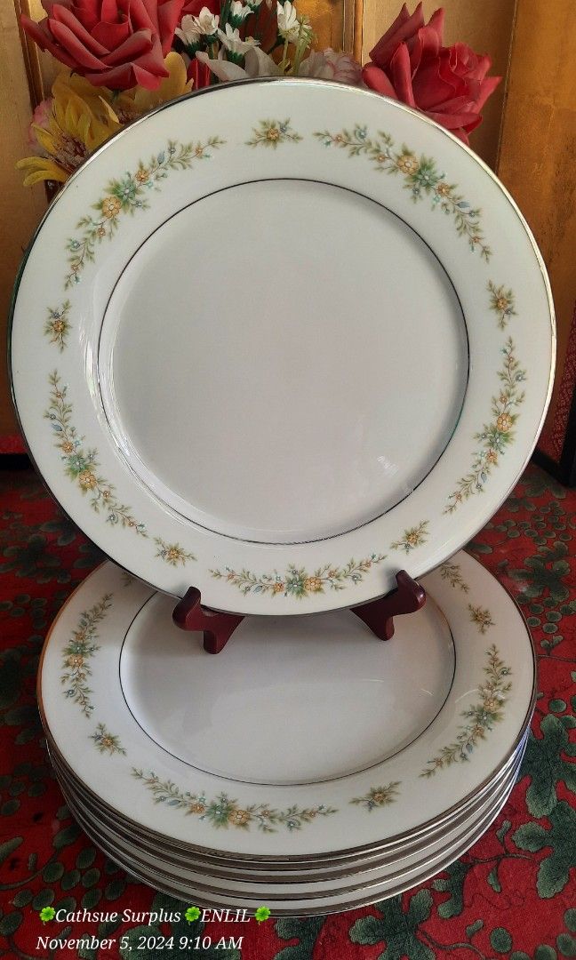 Noritake dinner plate set (Category: Dinnerware & Cutlery) located in Tagum. Submitted by cathsuesurplus (Listing ID 1334766747, Image 1). Description: noritake plate 10.5inches 6pcs mine 3800.
