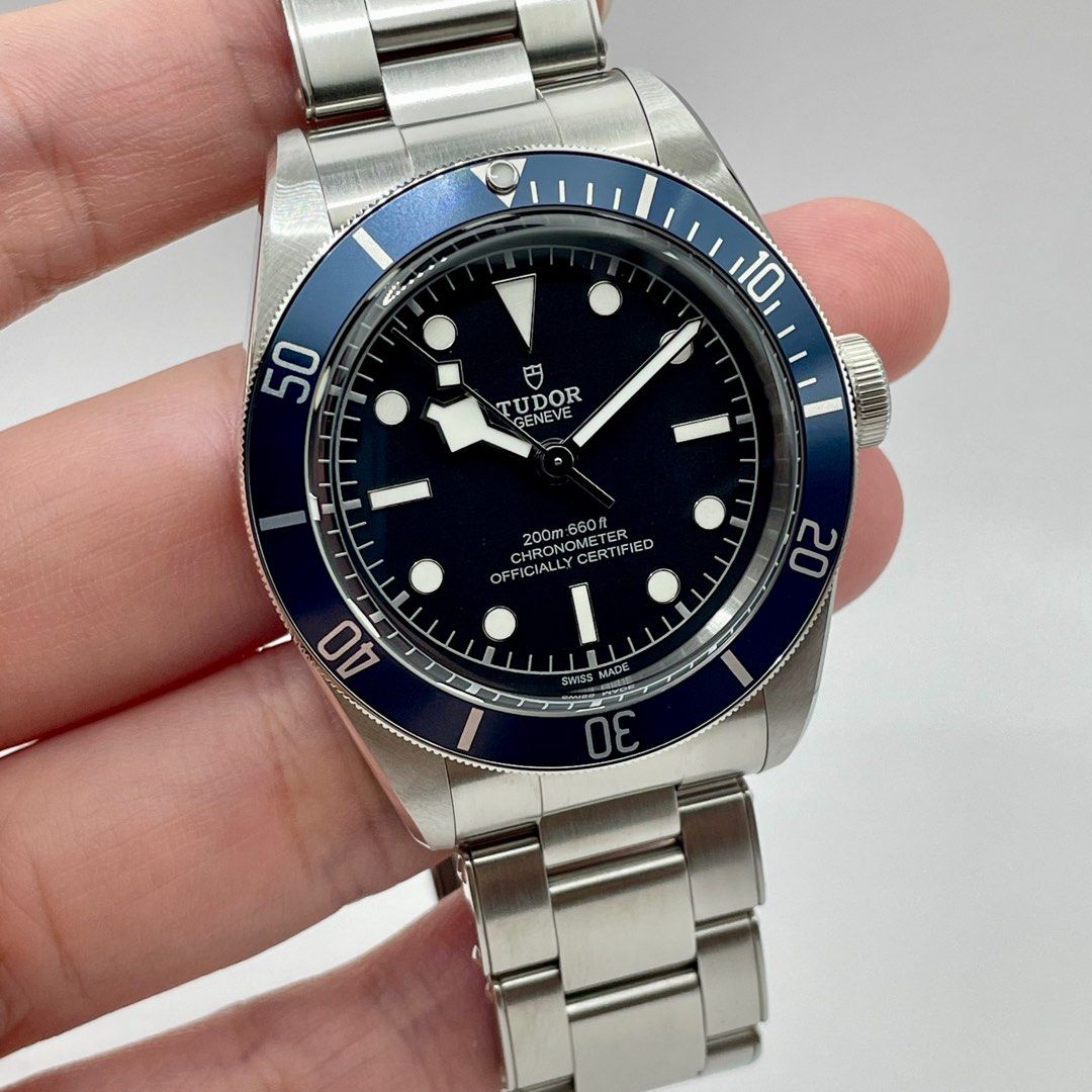 Tudor Black Bay Heritage 41 Blue 79230B 79230 With Box Card