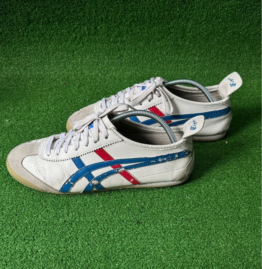 Onitsuka Tiger White classic BLV153 Men s Fashion Footwear Sneakers on Carousell