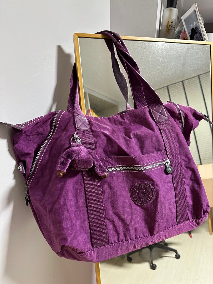 Handbag Kipling Violet Medium Kipling Bucket Bag Shop