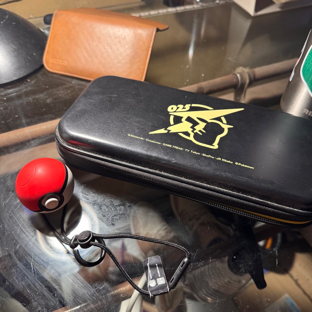 Pokemon ball plus with nintendo switch case, Video Gaming, Video Games ...