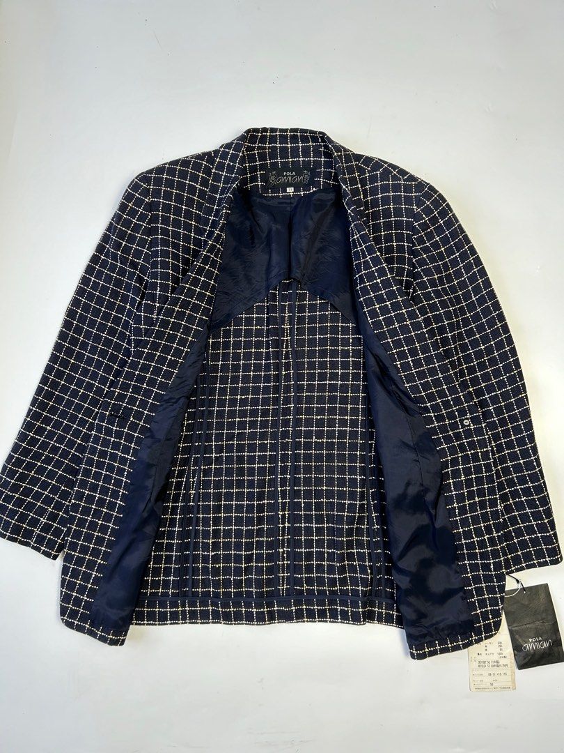 POLA AMIAN CHECKERED BLAZER, Women