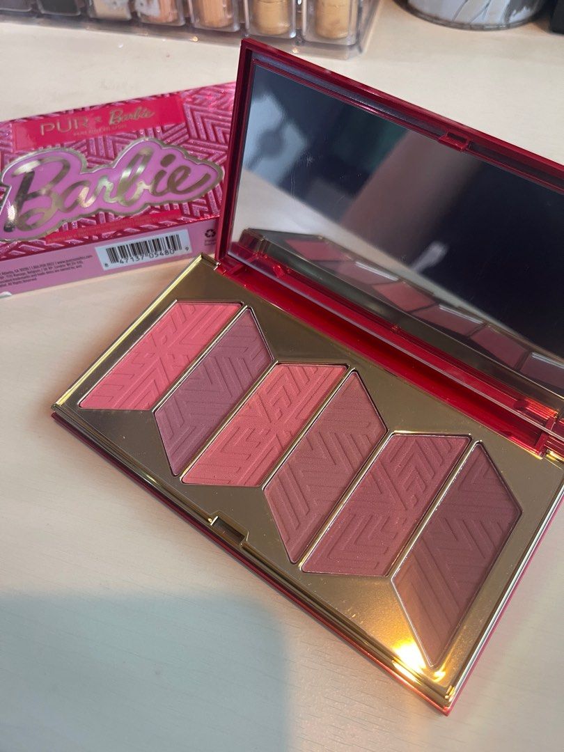 PuR x Barbie Blush palette Beauty Personal Care Face Makeup on Carousell