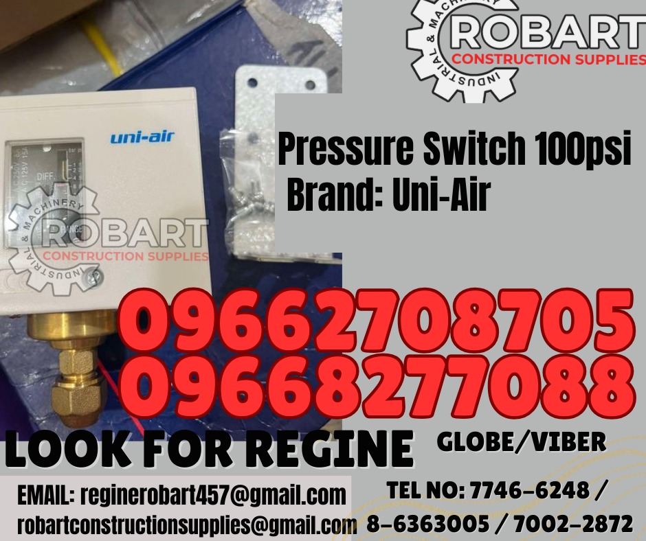 Pressure Switch 100psi Brand: Uni-Air, Commercial & Industrial ...