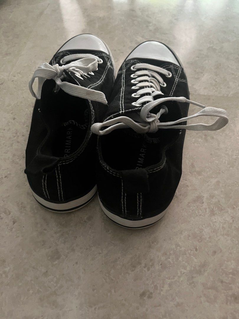 primark black sneakers