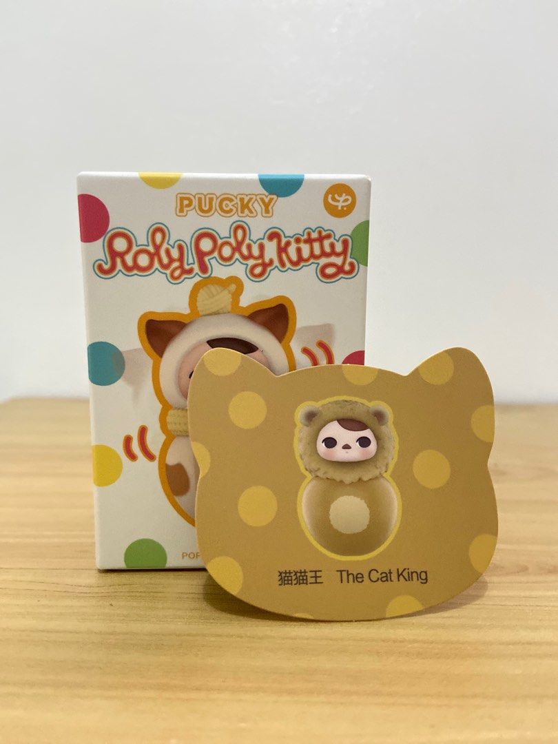Pucky Roly Poly Kitty Figure - The Cat King (Category: Designer & Blind Box Toys) located in Muntinlupa City. Submitted by erichaleesi (Listing ID 1334801318, Image 1). Description: The Cat King - P450 only (SRP) Location: Muntinlupa MOD: Lalamove, J&T MOP: BPI, GCash.