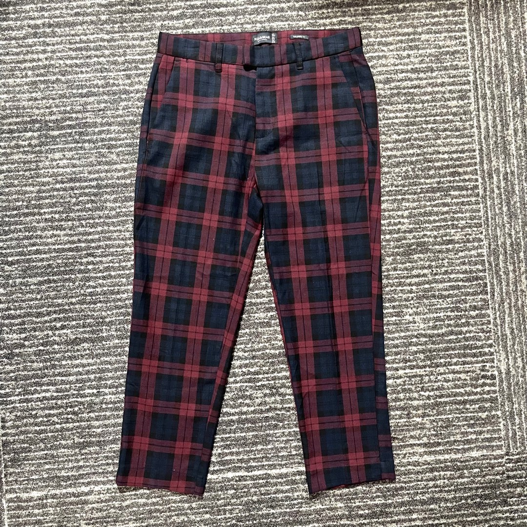 Tartan Plaid Pull Investments Petite Size Tartan Plaid Pull-On - Main Image