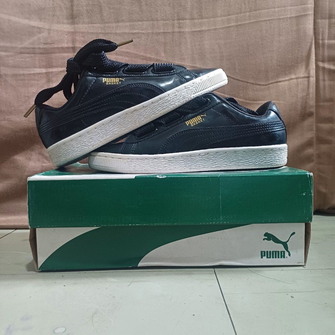 PUMA Basket Heart Patent Wn s for women Women s Fashion Footwear Sneakers on Carousell
