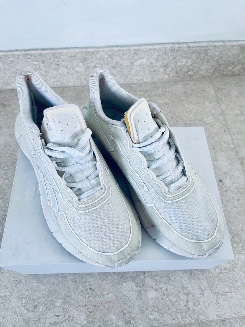 Reebok Zig Kinetica Victoria Beckham White Women s Fashion Footwear Sneakers on Carousell