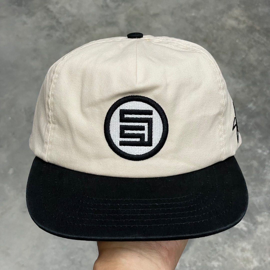 Shawn Stussy S-Double S Dot Off White Snapback Cap Sdouble S/double