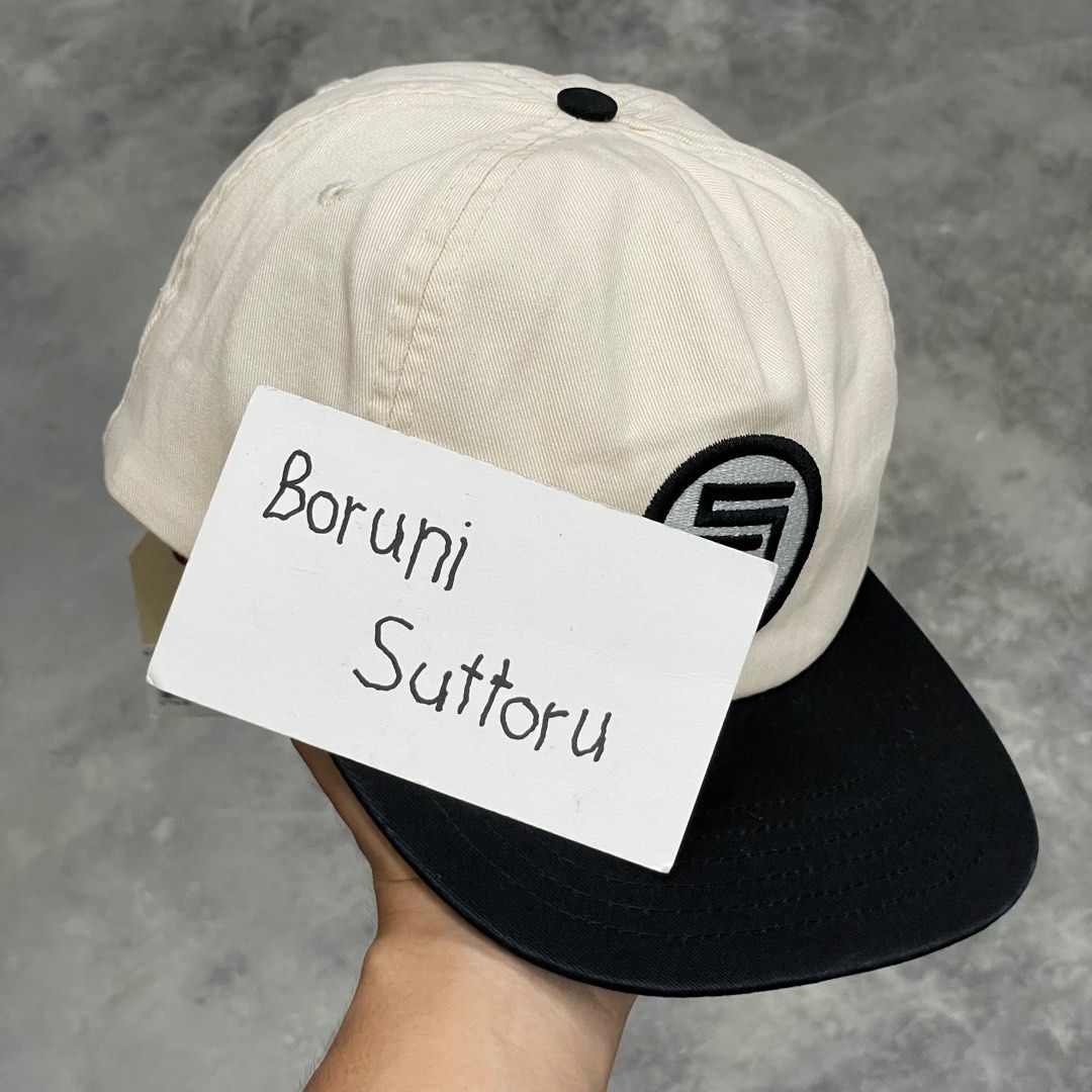 Shawn Stussy S-Double S Dot Off White Snapback Cap Sdouble S/double