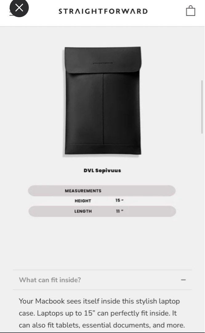 Straightforward Laptop Sleeve (Category: Laptop Bags & Sleeves) located in San Fernando. Submitted by beedabeeda (Listing ID 1334782996, Image 3). Description: .