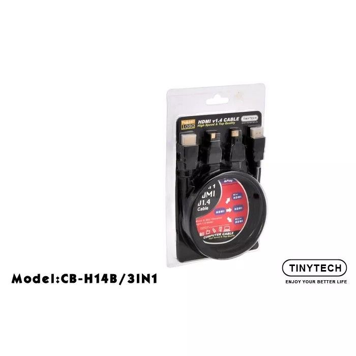 TINYTECH HDMI 1.4 CABLE (Category: Computer Parts) located in Tawau. Submitted by stanleyyyyyyy (Listing ID 1334890010, Image 1). Description: .