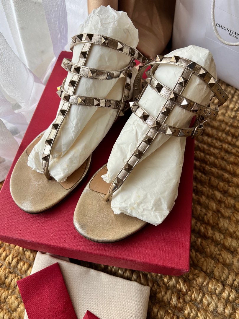Valentino gladiator sandals sale discount