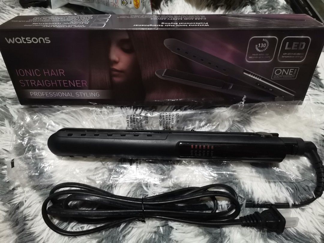FREE SF Watsons Professional Ionic Hair Straightener Beauty Personal Care Hair on Carousell