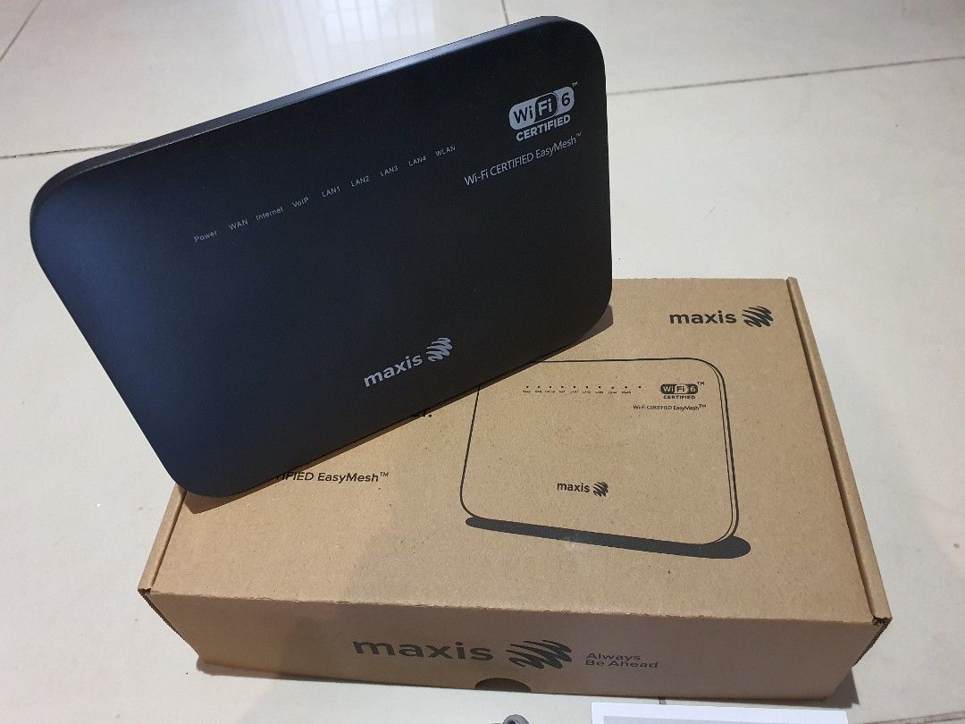 Wifi 6 Router Maxis, Computers & Tech, Parts & Accessories, Networking ...