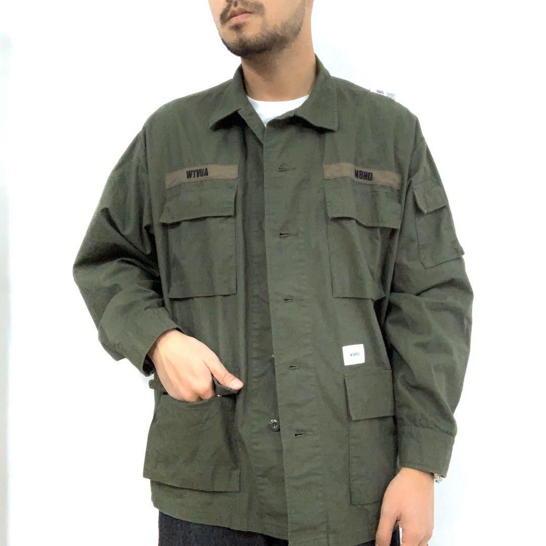 JUNGLE LS / SHIRT. WTAPS×NEIGHBORHOOD