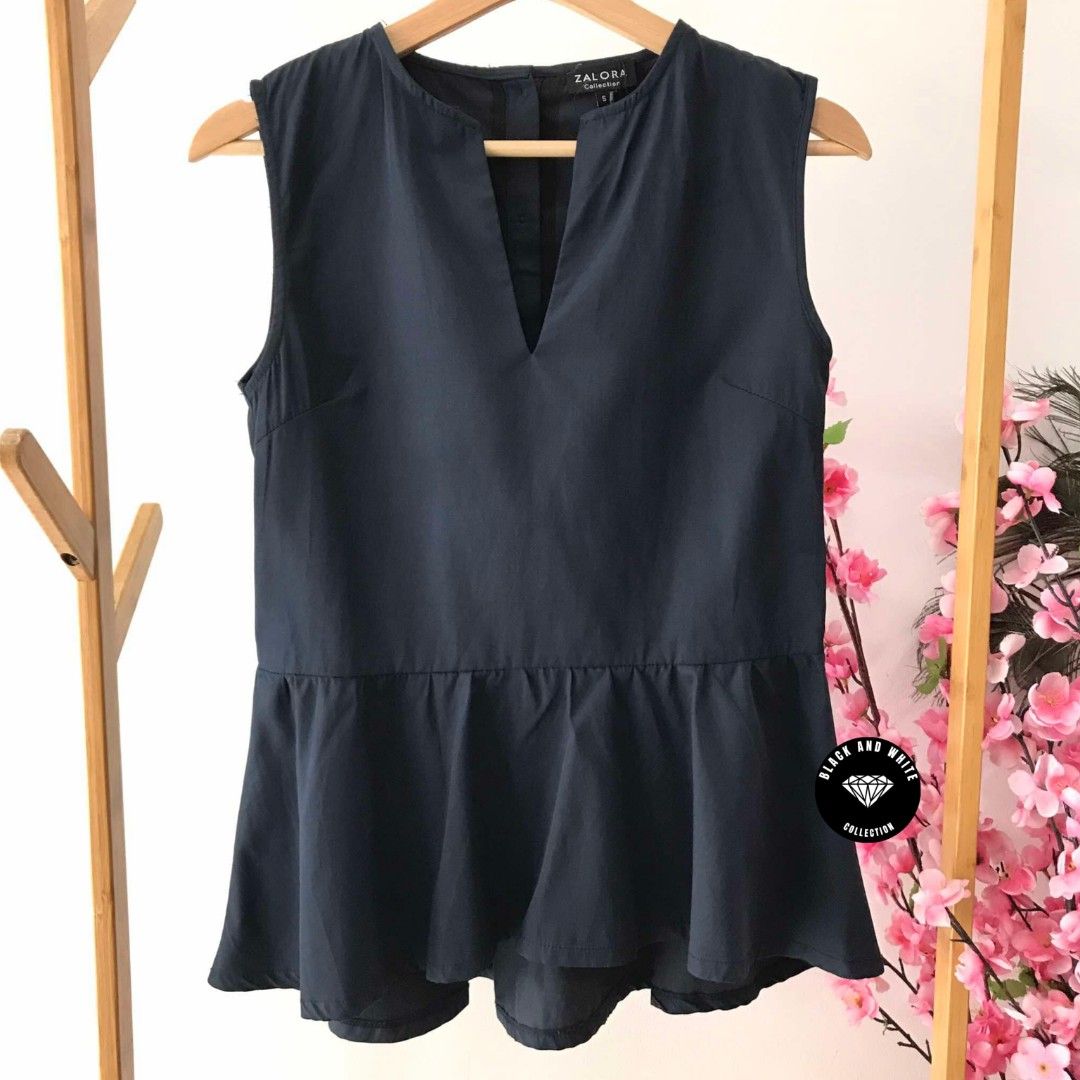 zalora peplum top