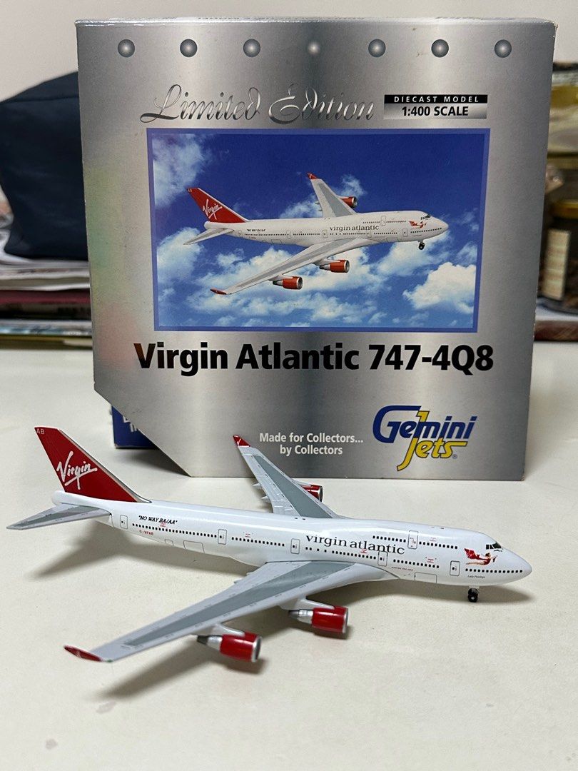1:400 Gemini Jets Virgin Atlantic 747-4Q8 Limited Edition, 玩具