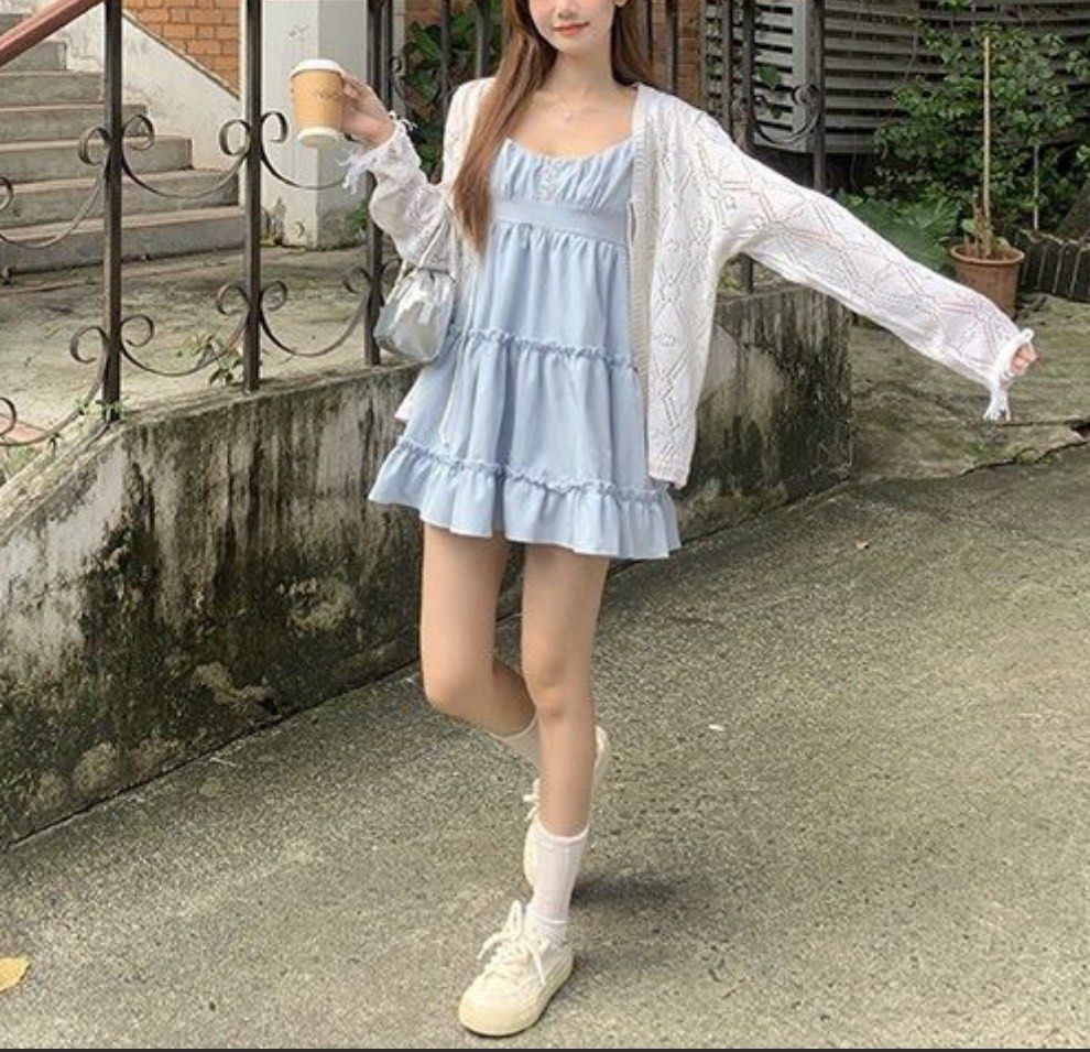 korean skater dress Black Mini Skater Dress Midi Cute Sexy Fashion Korea Japan Korean Style  Kpop Drama on Luulla