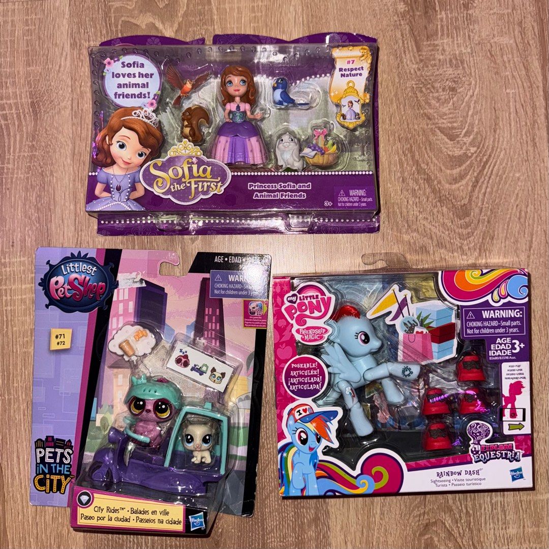 ( Buy all rm80 ) MLP My Little Pony Ranbow Dash, Sofia The First Doll ...