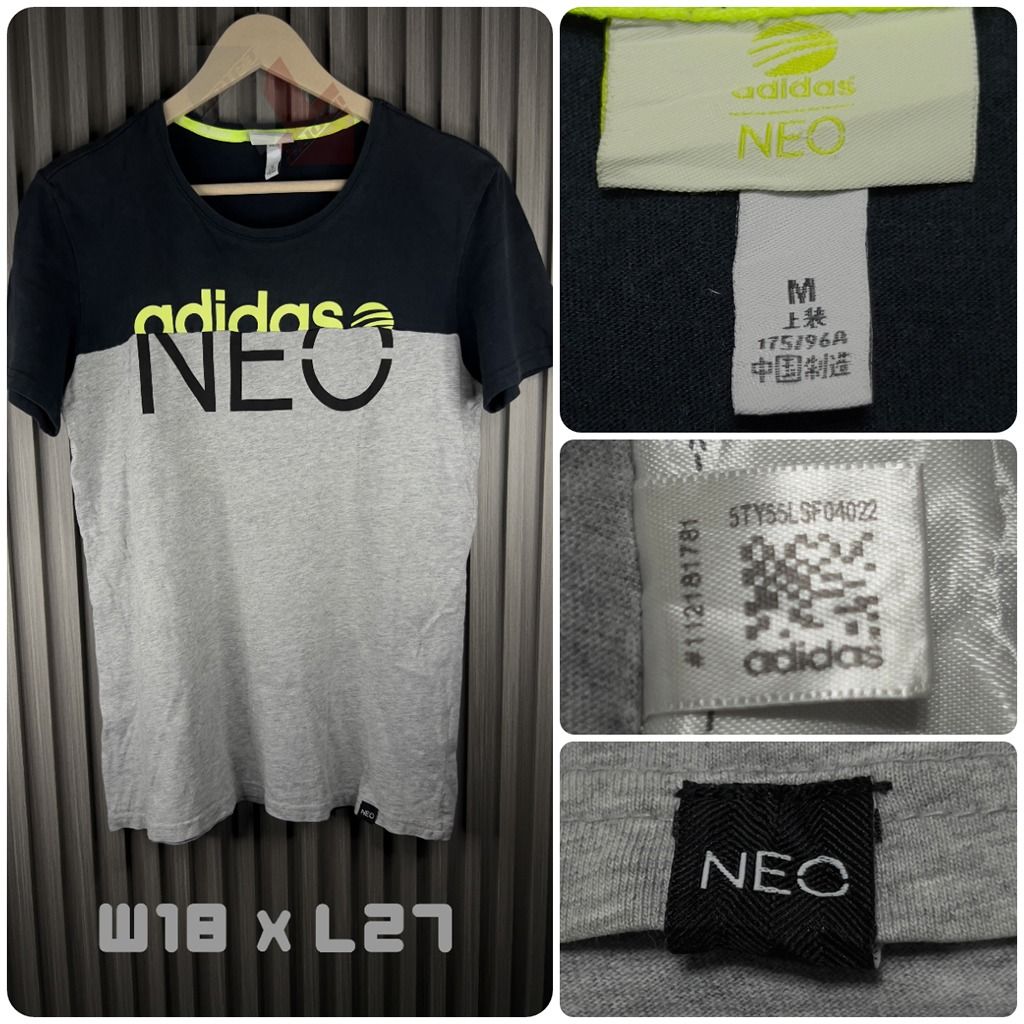 Adidas Neo Two Colors Tee Shirt Women s Fashion Tops Shirts on Carousell