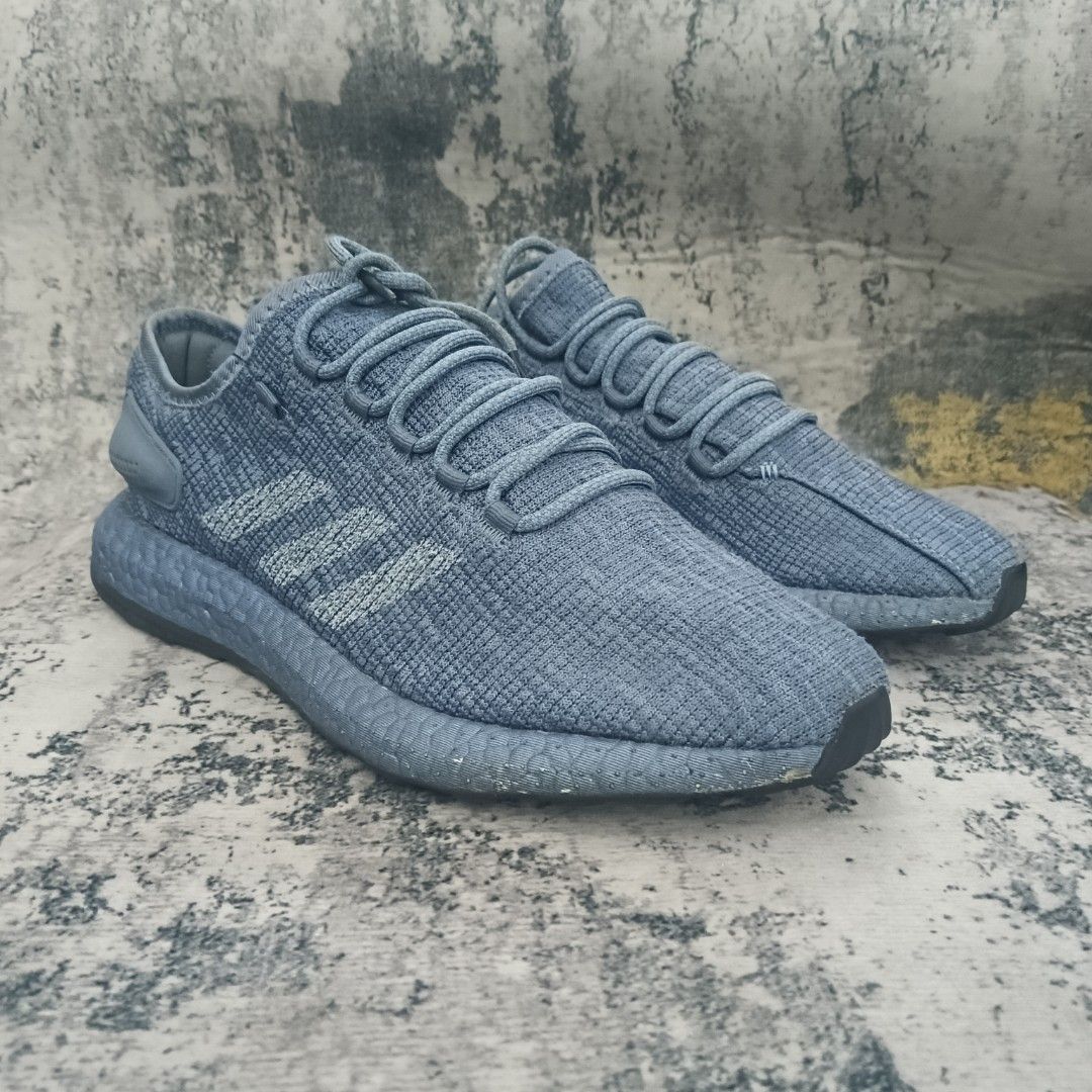 Adidas performance pureboost raw steel shoes size 9uk