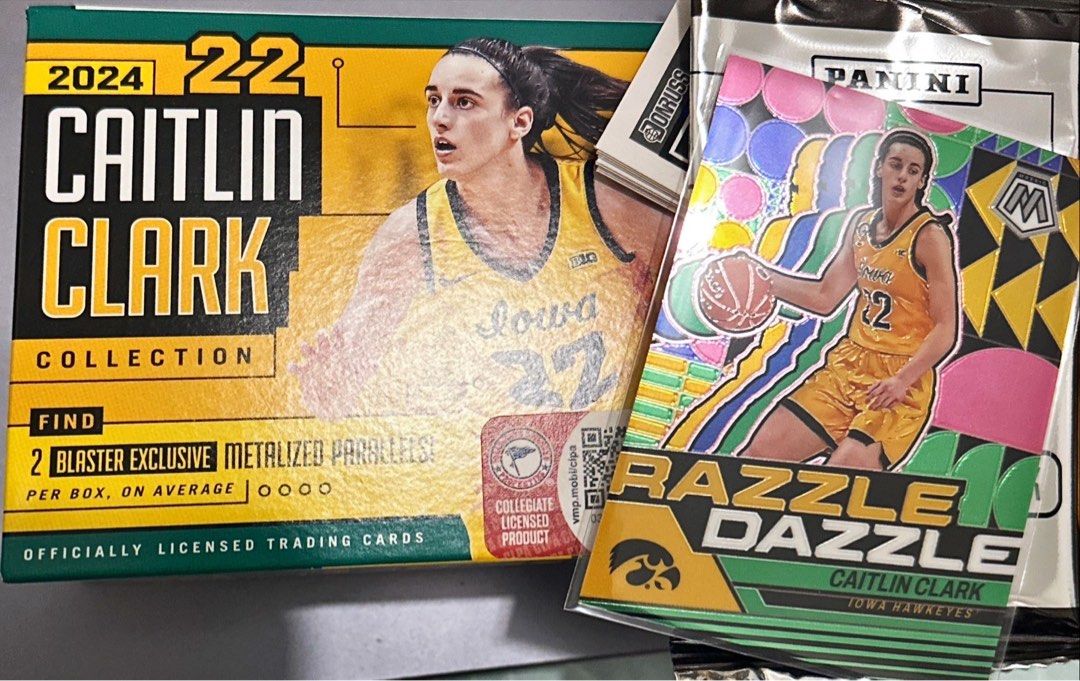 Affordable cheap Caitlin Clark WNBA Cards (Category: Raw Singles) located in Makati City. Submitted by andreisevscollection (Listing ID 1334972272, Image 1). Description: Caitlin clark cards for sale Razzle dazzle SSP!!: 2.3k (negotiable) Metalized parallel: 250 Raining 3s: 200 Crunch time: 150 School colors: 150 Other cards 100 each lang 🔥 (all cards are negotiable Baby CC: 70 .