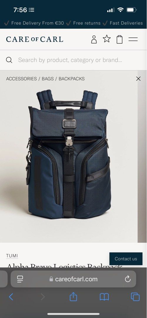 tumi alpha bravo logistics flap lid backpack ShopCGX Tumi Logistics Backpack: Oxblood Perfection!