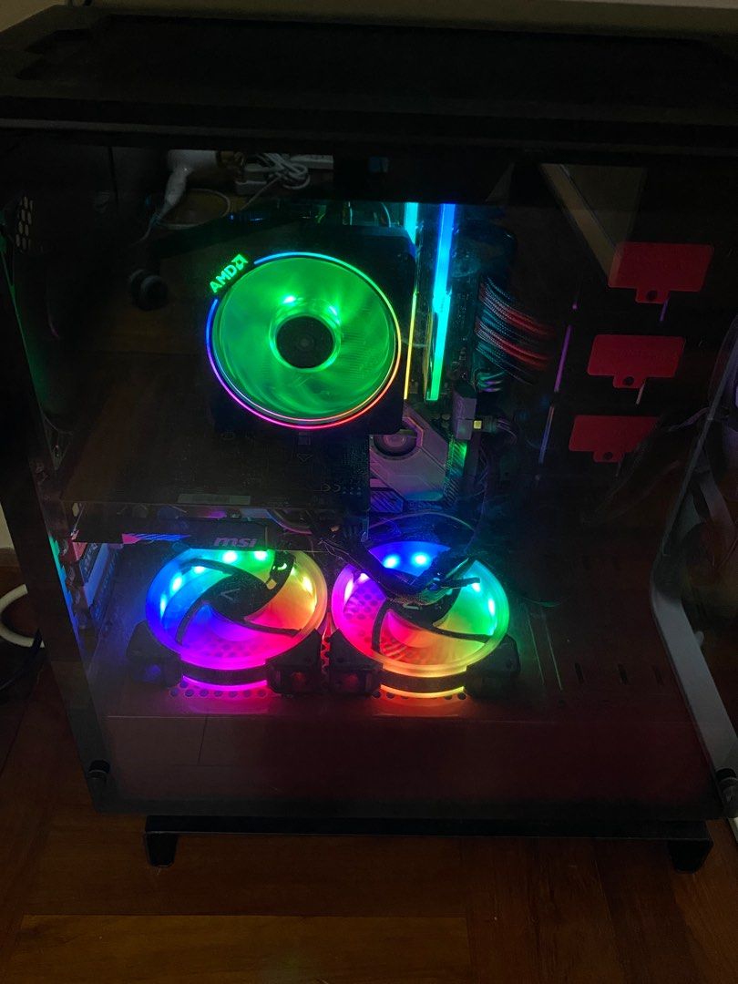 Amd ryzen 3700x msi gtx 1060 3gb asus tuf x570 trident z rgb