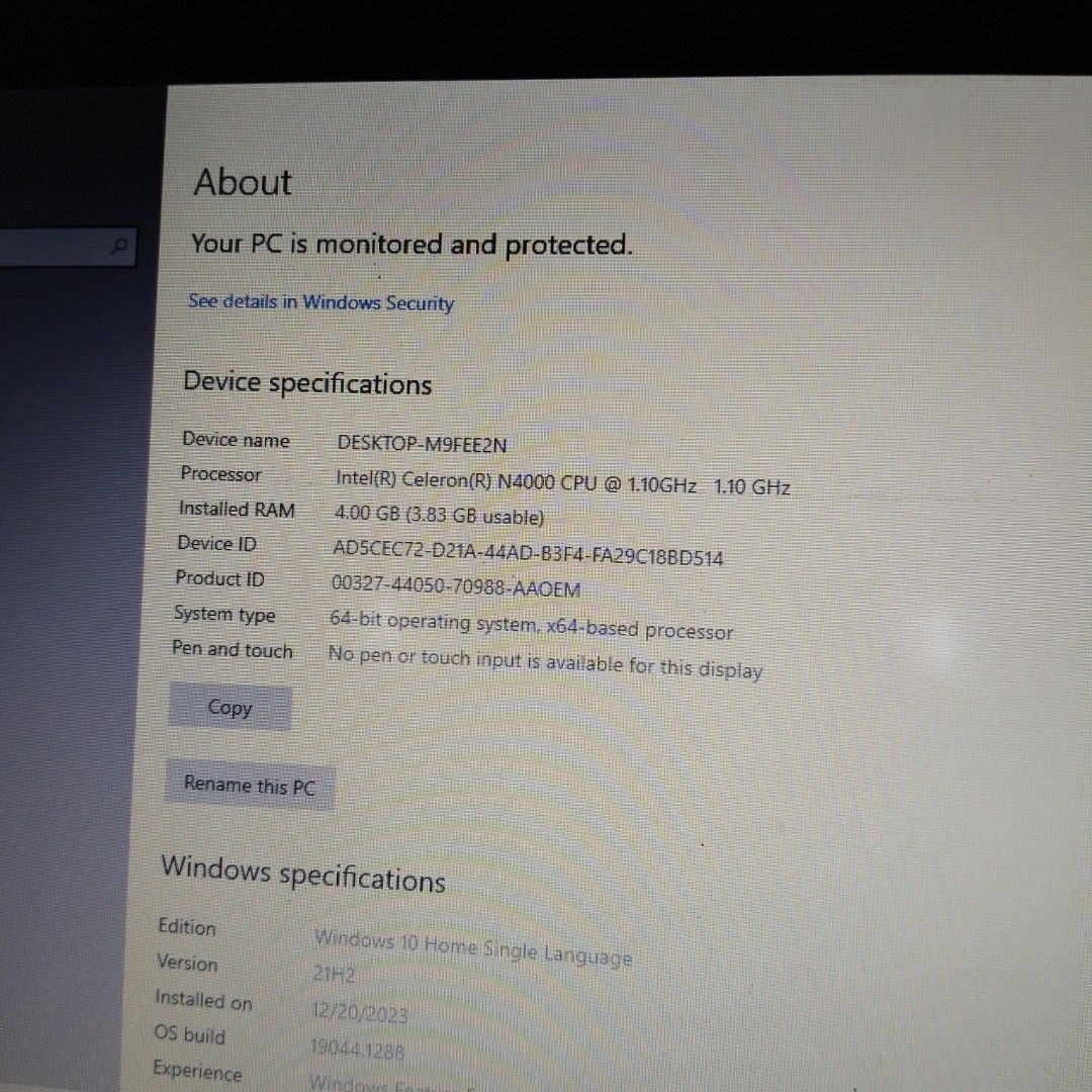 Asus laptop (Category: Laptops & Notebooks) located in Cavite. Submitted by second.thought (Listing ID 1334956408, Image 2). Description: Selling my Asus laptop for a very low price ✨ I've been using this since senior high school, and I'm now in my fourth year of college. Matagal pa bago malowbat (abt 4 hrs) Inclusion: device charger.