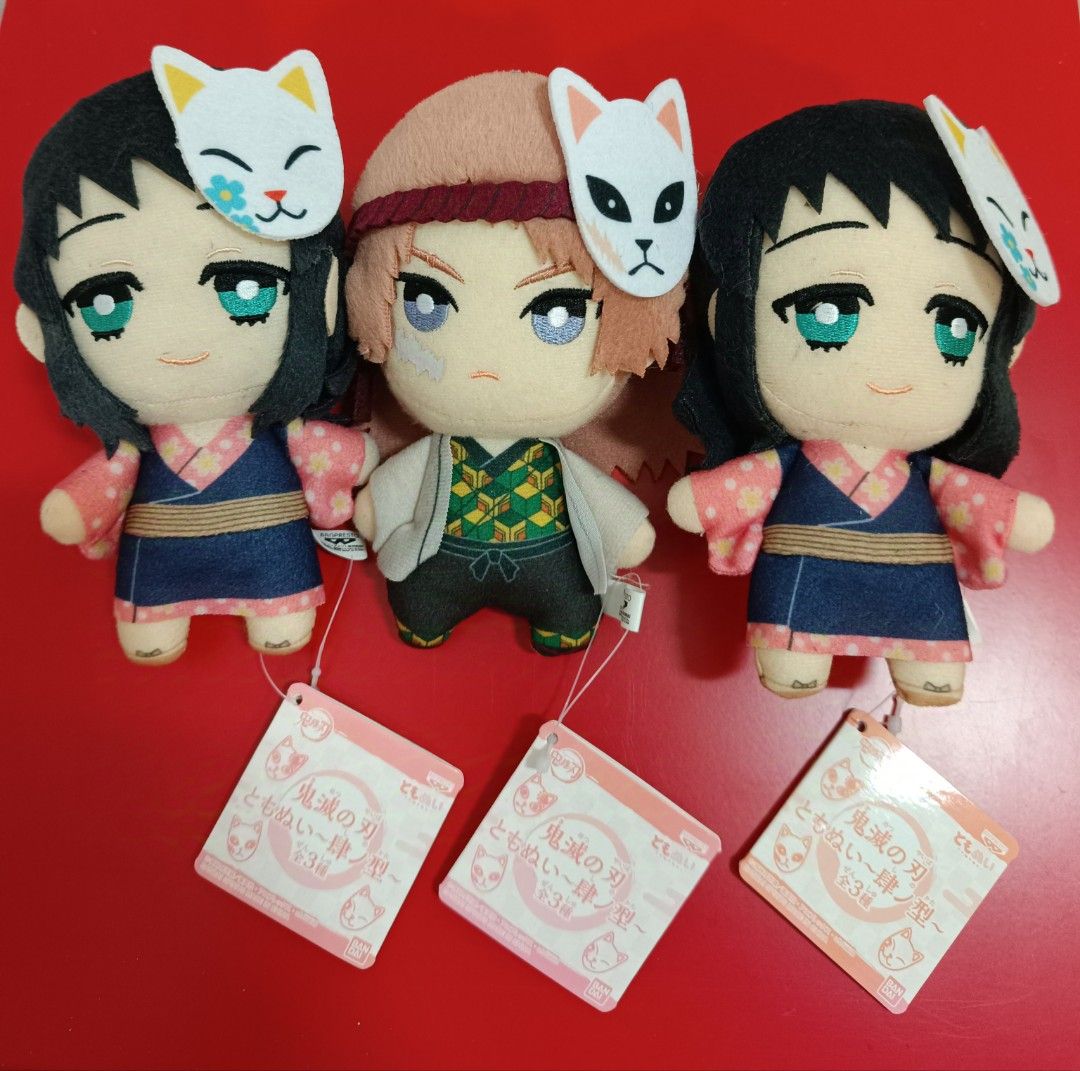 Bandaid Spirits Demon Slayer Plush Toy. Best Deal! Bulk Sales (Category: Plushies & Soft Toys) located in Singapore. Submitted by askanythingtoys6688 (Listing ID 1334936211, Image 1). Description: Best Deal! Bulk Sales Key Chain Plush toy 1 for $6 3 for $15 (1 set of 3s only. while stock last) Bigger Plus toy 1 for $8 4 for $30 + FREE Gift (*Gift is randomized. while stocks last).