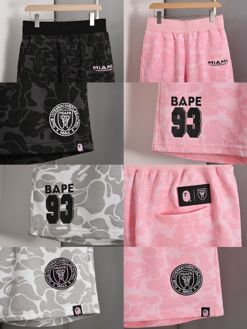 BAPE×inter MIAMI連名マイアミ国際多色迷彩半ズボン五分ズボン BAPE×inter MIAMI連名マイアミ国際多色迷彩半ズボン五分ズボン