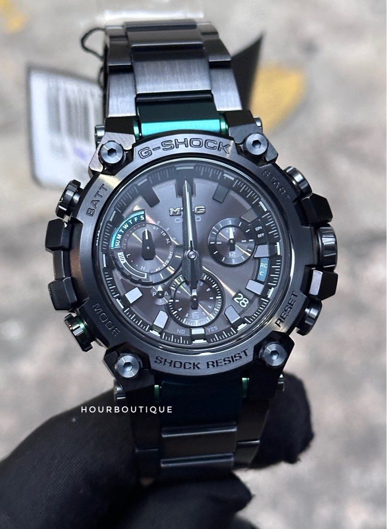 Brand New Casio G Shock MTG Tough Solar Blue Tooth MTG B3000BD 1A2 Men s Fashion Watches Accessories Watches on Carousell