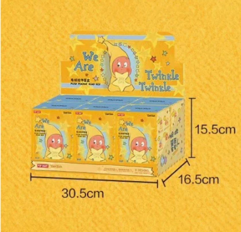 Brand New Popmart Twinkle Twinkle Plushie Pendant Blind Box Pop