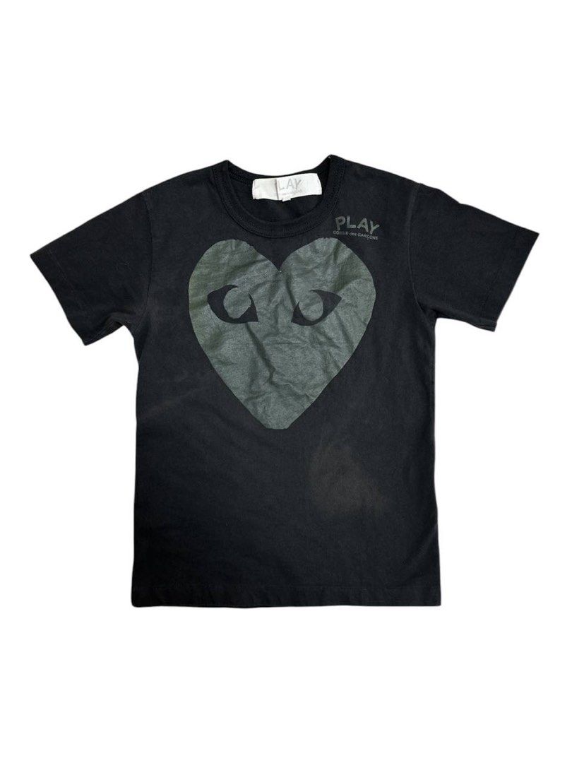 CDG 3 Hearts At The Side Tee
