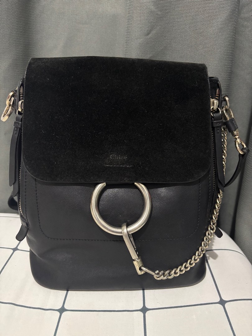 Chloé Faye Backpack Coded with Holor Sticker, Luxury, Bags & Wallets on ...