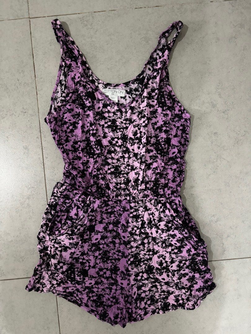 COTTON ON (XXS) PURPLE ROMPER (Category: Rompers) located in Antipolo. Submitted by mdmeanders (Listing ID 1335008618, Image 1). Description: ~ SHIPPING: Buyers are welcome to arrange their own courier for shipping. ~ PAYMENT: GCASH / BPI QR CODE ~ LOCATION PICK UP:📍ANTIPOLO OR MANDALUYONG.