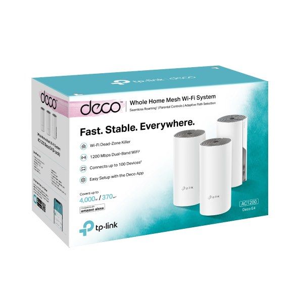 DECO E4 WIFI MESH SYSTEM ROUTER (Category: Networking) located in Taguig. Submitted by imackdigitalstrading (Listing ID 1334912580, Image 1). Description: .