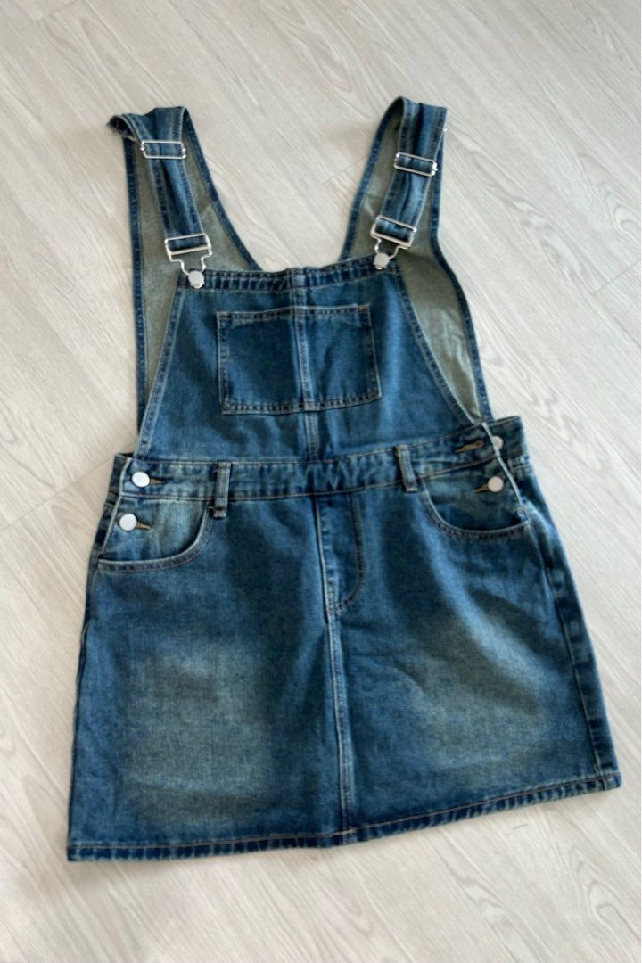 Denim Overalls skirt XXL size